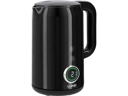 Fierbător Electric 1,7L, Controlul Temperaturii, Negru