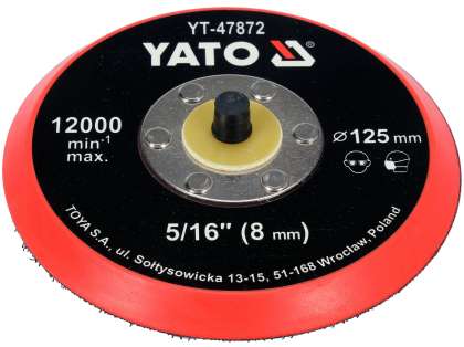 Disc De Lustruit Cu Velcro 125Mm Th 5/16