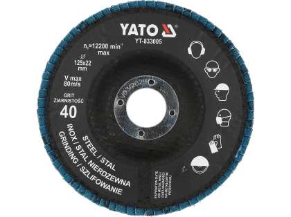 Disc Pt Șlefuit P40 125Mm