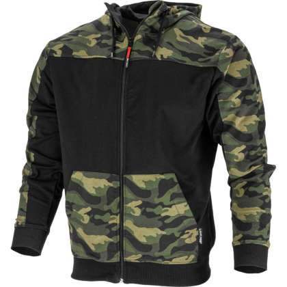 Jacheta Hanorac Cu Gluga Si Fermoar / Camuflaj - S