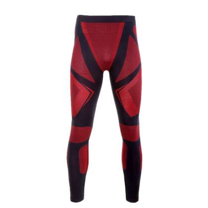 Pantalon De Corp Termoactiv / Negru-rosu - S/m