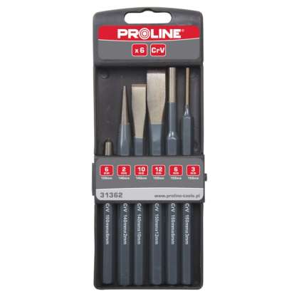 Set Dalti-dornuri-punctatoare Cr-va Pentru Metal - 6p.