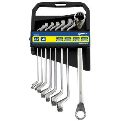 Set Chei Inelare Cotite Cr-va 6-22mm - 8p.