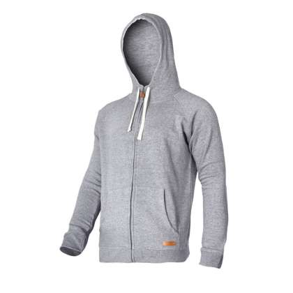 Jacheta Hanorac Cu Gluga Si Fermoar / Gri - 3xl
