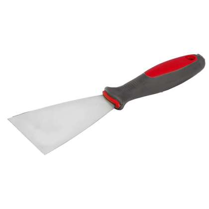 Spaclu Inox Cu Maner Bimaterial 100mm