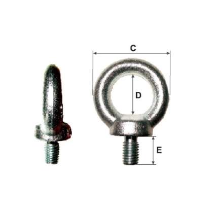 Inel Cu Surub Incorporat M20 / 40mm/72mm