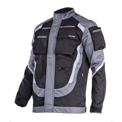 Jacheta Lucru Groasa Premium Negru-gri - L/h-176
