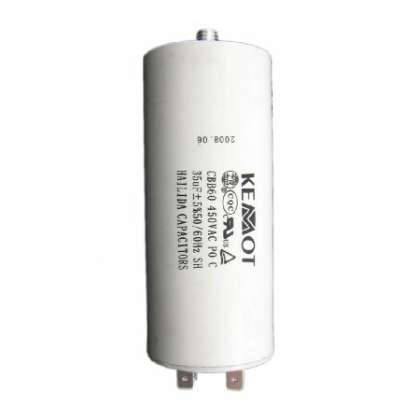 Condensator Motor Cu Surub Conector -  35uf / 450v