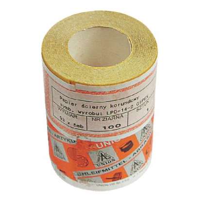 Rola Abraziv Hartie 115mm - Gr.100 / 5m