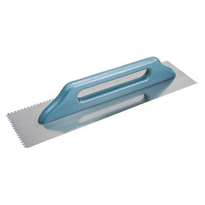 Gletuitor Inox Dintat Cu Maner Lemn 480x130/8mm