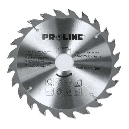 Disc Circular Pentru Lemn Cu Dinti Vidia 184mm / 36d.