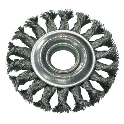 Perie Sarma Impletita Tip Circular Cu Orificiu 115mm