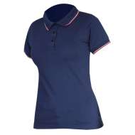 Tricou Bumbac Polo (dama) / Albastru - L