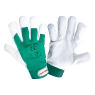 Manusa Elastan Cu Palma Piele Ovina / Verde-alb - 9