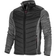 Jacheta Cu Imprimeu Si Matlasare / Gri-negru - Xl