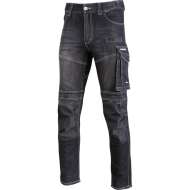 Pantalon Lucru Tip-blugi Slim-fit Elastic Inchisi - S
