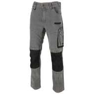 Pantalon Lucru Tip-blugi Slim-fit Elastic Gri - M