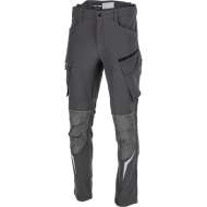 Pantalon Lucru Slim-fit-elastic Intarit / Gri - L