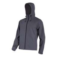 Jacheta Elastica Cu Gluga / Gri - L