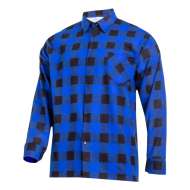 Camasa Flanel Cu Carouri / Albastru - S/h-164