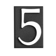 Semn Cifra Cu Placa Adeziva Fixare - 45mm / Crom / 7