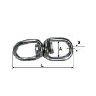 Articulatie Inel - Inel Zincata 3.8mm / 14x50mm