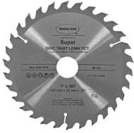 Disc Taiat Lemn Tct -  7"-180X30Tx30 Mm