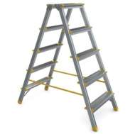 Scara Aluminiu 2 Tronsoane X 5 Trepte (965) - 1.11 M (Alv)