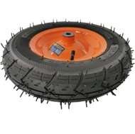 Roata Roaba 14” X 3.5 – 8, Ax D14 X 100 Mm, Bucsa Otel, Tepi