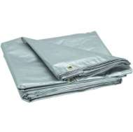Prelată Cu Inele 150 G/Mp, 4X5 M, Argintie