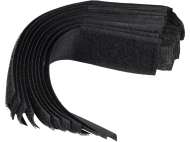 Bandă Velcro 150Mm, 10 Buc, Negru