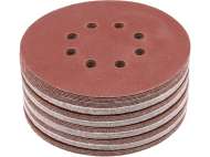 Set 50 Discuri Abrazive Velcro, 150Mm, 8 Găuri, P80