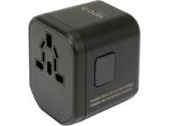 Adaptor Universal De Călătorie, 1 Port Usb + 1 Port Usb-C