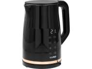 Fierbător Electric 1,7L, Controlul Temperaturii, Negru