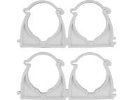 Set 4 Cleme Blocabile Suport Țeavă Pvc, Pe, Pe-X, Pp, Pb, 40Mm