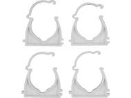 Set 4 Cleme Blocabile Suport Țeavă Pvc, Pe, Pe-X, Pp, Pb, 40Mm