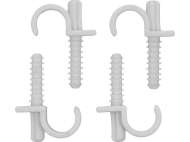 Set 4 Cleme Simple Cu Montare Rapidă, Pentru Țevi 15-16Mm