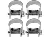 Set 4 Cleme Zincate Cu Șurub, 18-20/9Mm