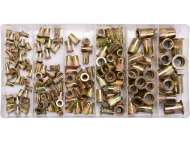 Set Piulițe Nituibile Oțel, M3-M10, 150 Buc