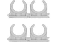 Set 4 Cleme Suport Țeavă Pvc, Pe, Pe-X, Pp, Pb, 18Mm