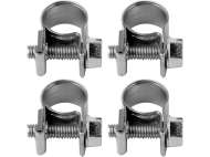 Set 4 Cleme Zincate Cu Șurub, 12-14/9Mm