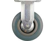 Roată Fixă ​​Cu Cauciuc Gri, 125Mm