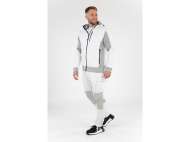 Jacheta Fleece Cu Gluga Sarna Alba M