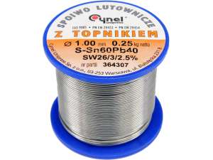 Cositor S-Sn60Pb40, 1,0Mm/250G