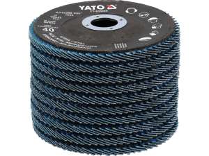 Tarcea Cu Fibre Albastru P40 125Mm (10 Buc)