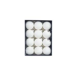 Set Ornamente Lux De Craciun / Alb - 12p.