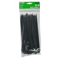 Set de 100 buc Coliere de Plastic 200 mm x 3,6 mm,culoare negru,Hofftech,rezistente UV 