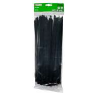 Set de 50 buc  Coliere de Plastic 300 mm x 7,8 mm culoare negru,Hofftech,rezistente UV