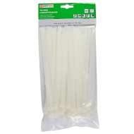 Set de 50 buc  Coliere de Plastic, 200 mm x 7,6 mm culoare alb,Hofftech,rezistente UV 