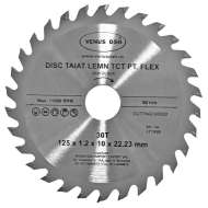 Disc Taiat Lemn Tct Pentru Flex  125X1.2X10X22.23 Mm - 30 T